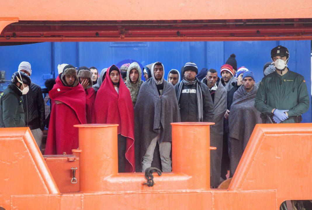 Some of the immigrants arriving in Cartagena