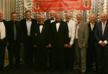 LOS AMIGOS DE MAZARRON FC 10th GALA WEEK CELEBRATIONS The Football Celebrities with Gary Marshall, Los Amigos President Alan Lyle and event organiser Dave Capper