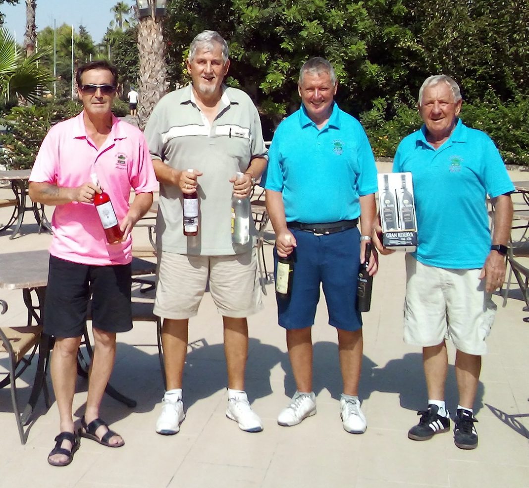 Picture from L to R: Alistair Douglas, Henry Mellor, Barry Walthall, Ray Housley.