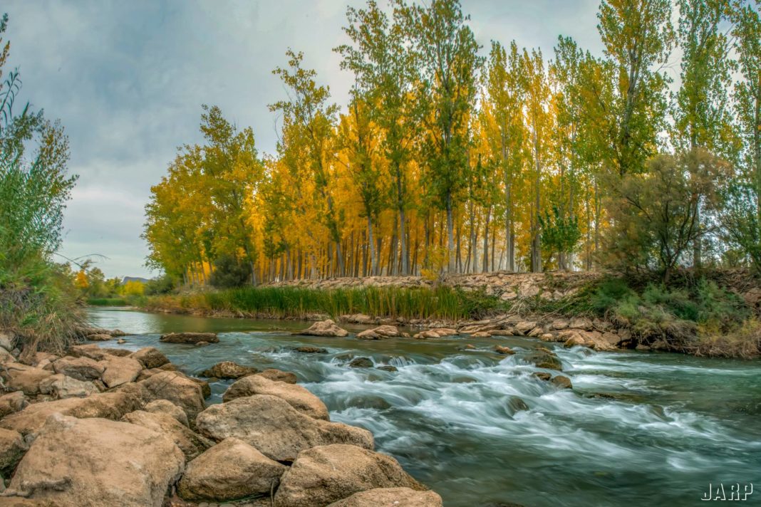 The Rio Mundo, a main tributary of the Rio Seguro. Image courtesy of MeteOrihuela