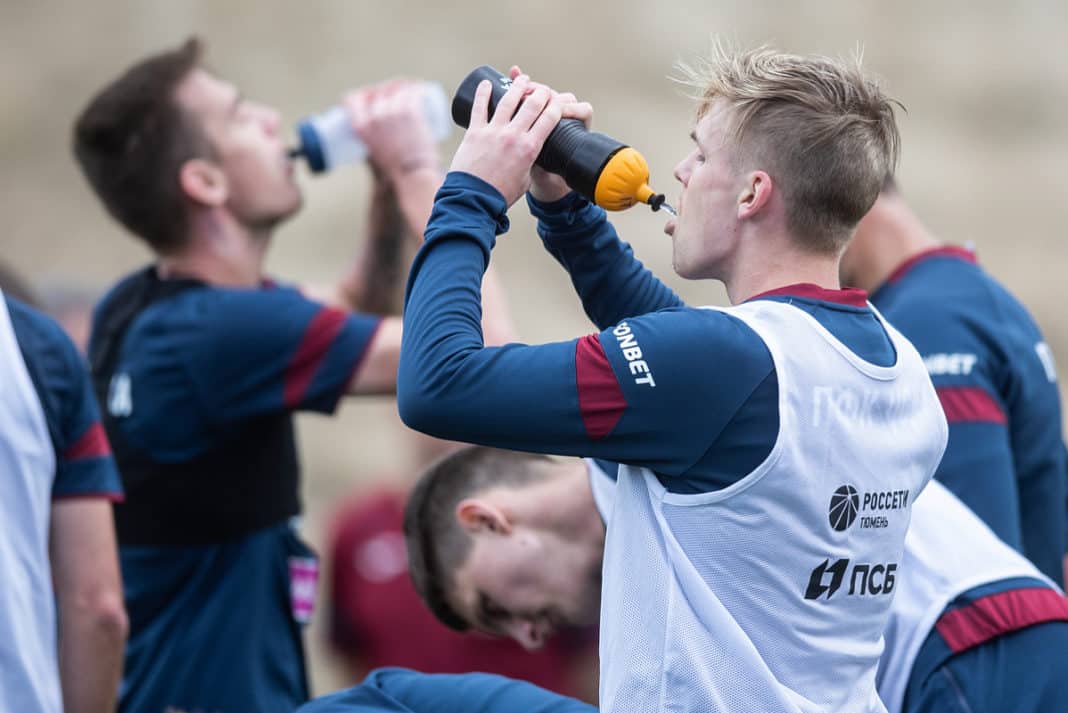 A break in training_CSKA Moscow at Campoamor