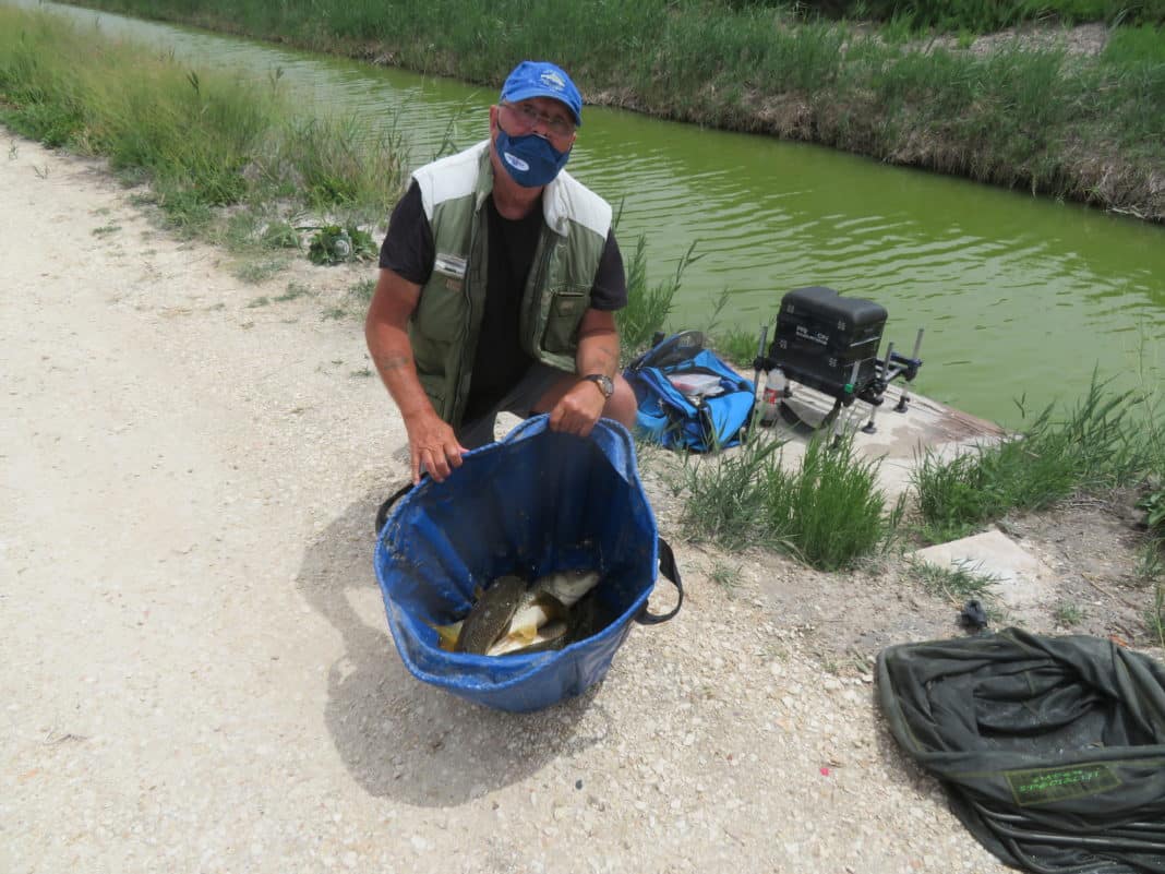 Third was Ken Willcock with 7.38kg (peg 20)