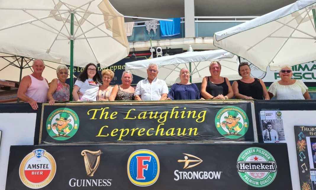 Laughing Leprechaun Quingo Club donation to RBL