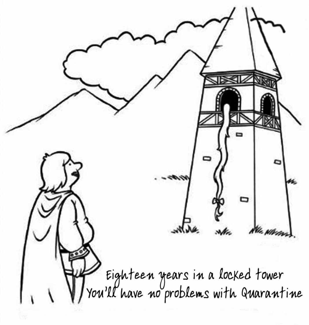 The princess locked away in an ivory tower will no longer be pining for some charming prince to rescue her from enforced isolation