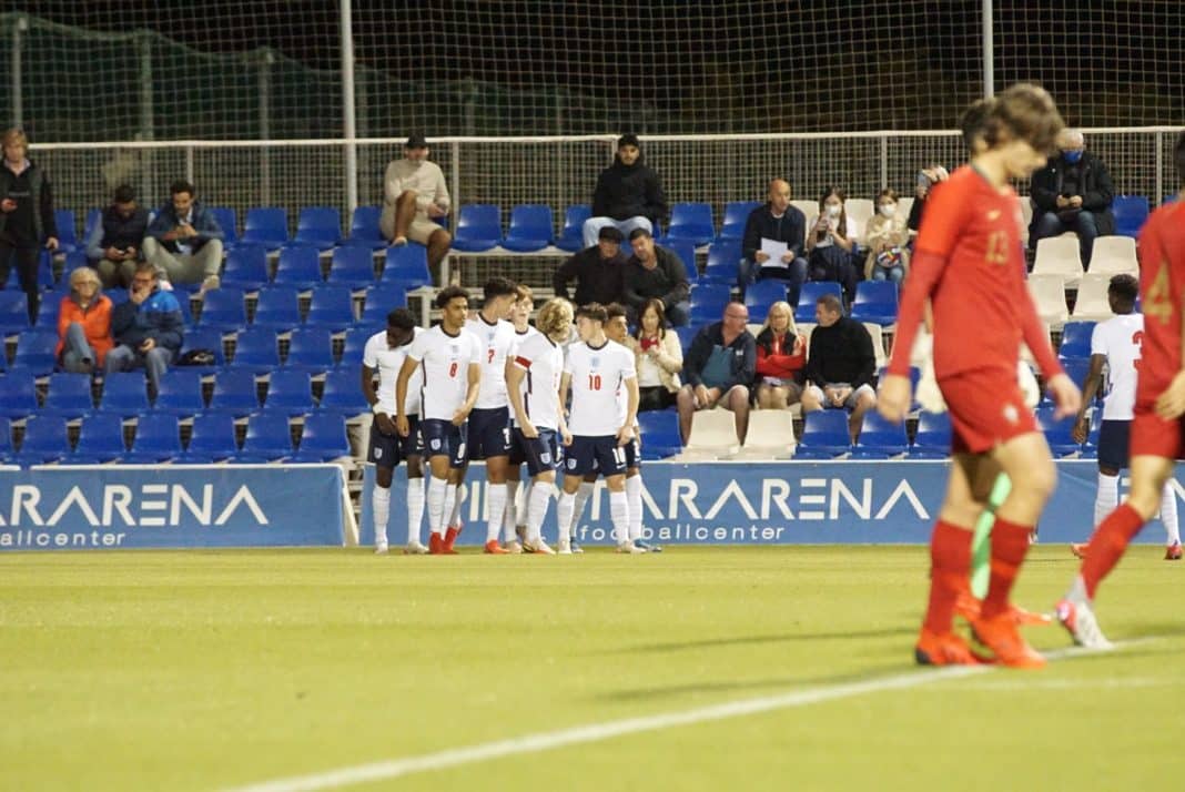 A goal in each half against Portugal sealed the runner up spot for England