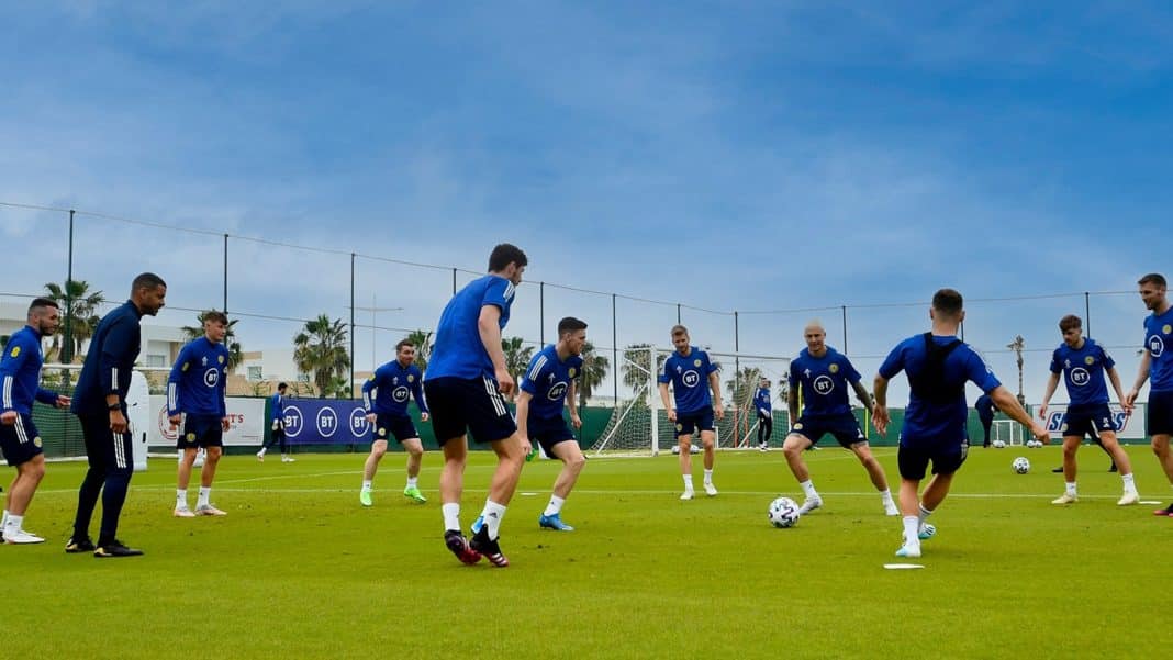 Scotland prepare at Pinatar Arena