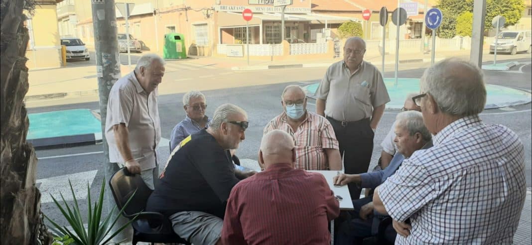 Dominoes: Daily pastime at Bar Rives Los Montesinos. Photo: Andrew Atkinson