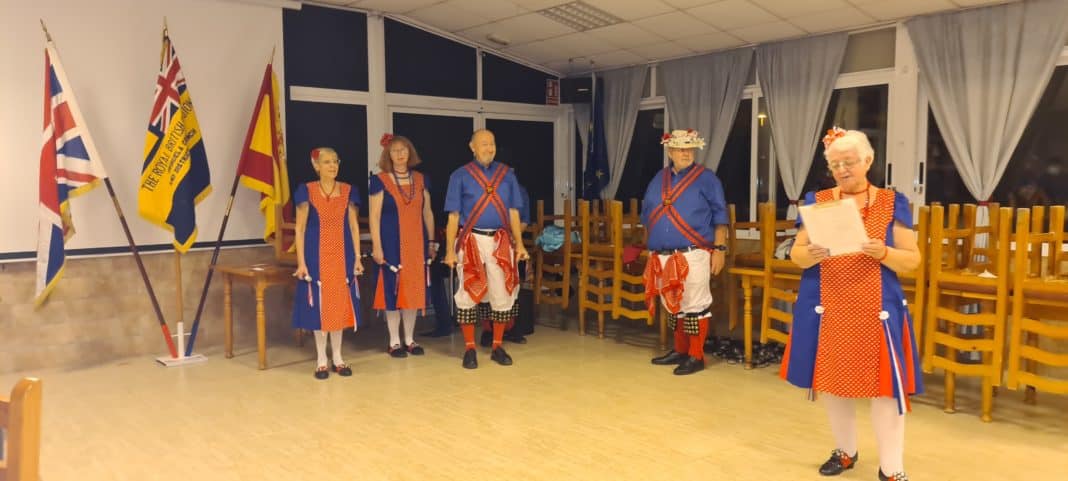 Costa Blanca Morris Dancers at the RBL