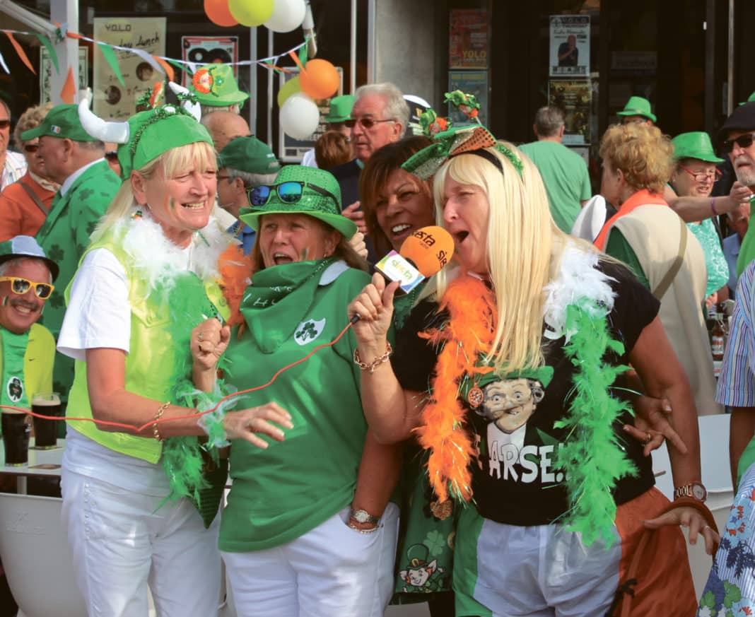 Tenth anniversary of St Patrick’s Day Parade in Cabo Roig