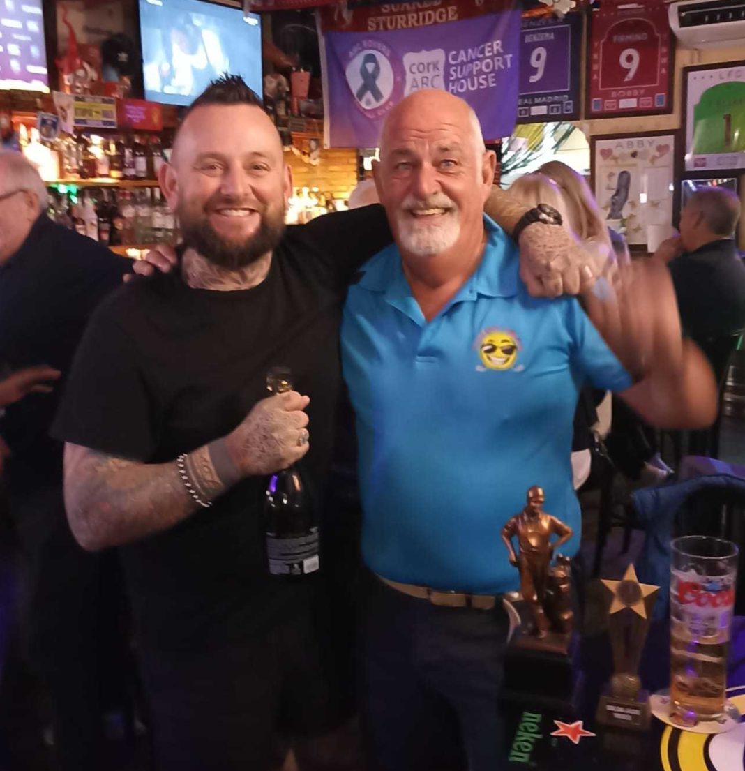 Owner of Smiling Jacks, Ger, with El Presidente