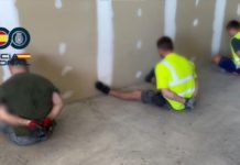 Villamartin and Quesada drug arrests while loading truck bound for United Kingdom